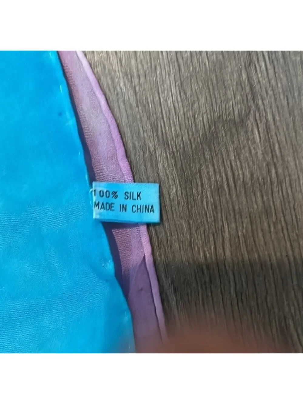 Hand painted Silk‎ scarf by Janet Eby